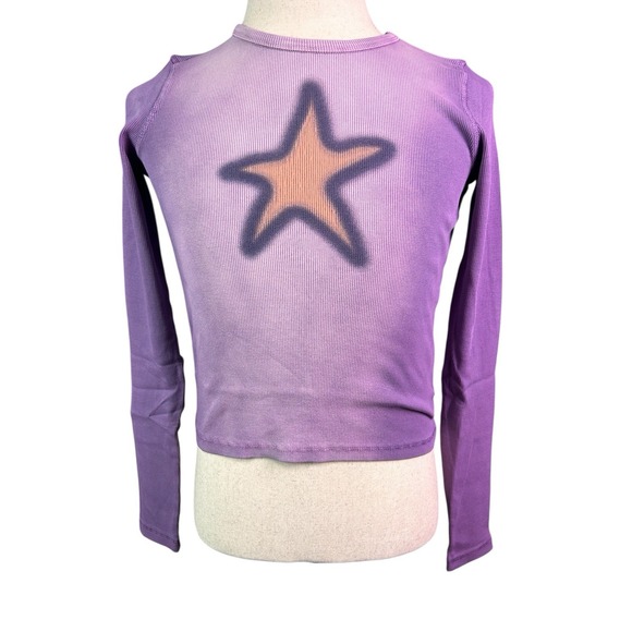 Urban Outfitters Tops - Urban Outfitters Crewneck Long Sleeve Ribbed Crop Top Women's Size Large. NWT